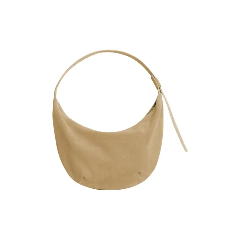 ARKET Cow Split Leather Crossbody Bag Shoulder Bag Medium Size Women's Brown/Beige-2