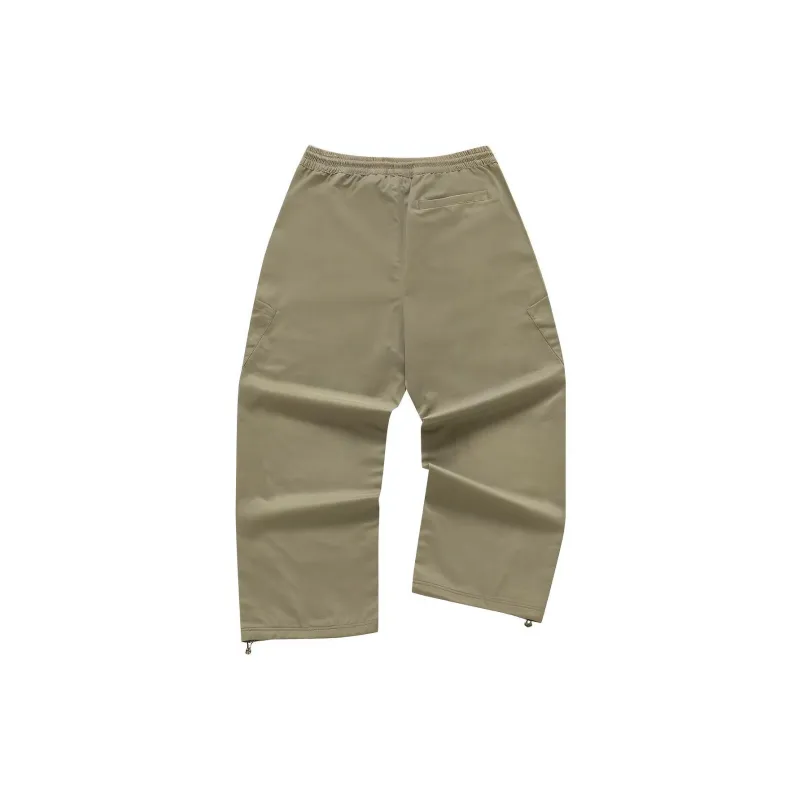 FILA FUSION Knitted Sports Pants Men's Dark Brownish-Beige-1