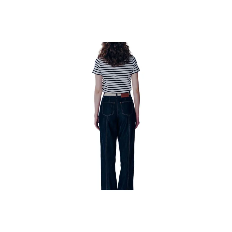 MARITHE FRANCOIS GIRBAUD SS24 Regular T Shirt Women's Marine Blue-3