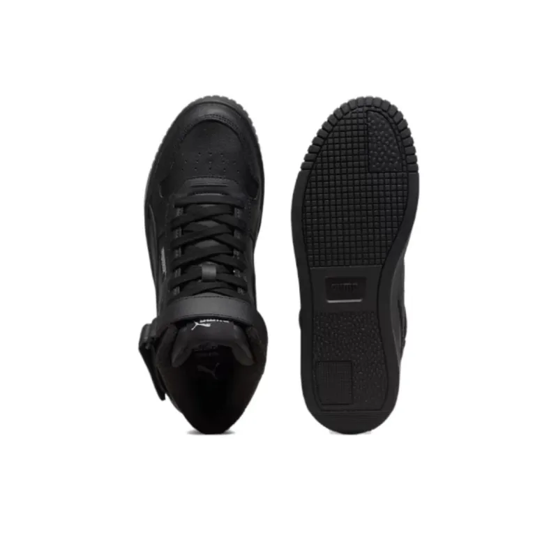 PUMA Carina Street Anti-Slip Wear-Resistant Mid-Top Skateboard Shoes Women's Black-3