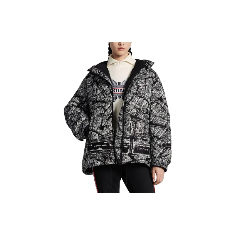 DIOR FW23 Puffer Jacket Women's Multicolor-4