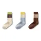 [Thin Warm Style]Green Brown White+Yellow White Blue+Coffee Brown