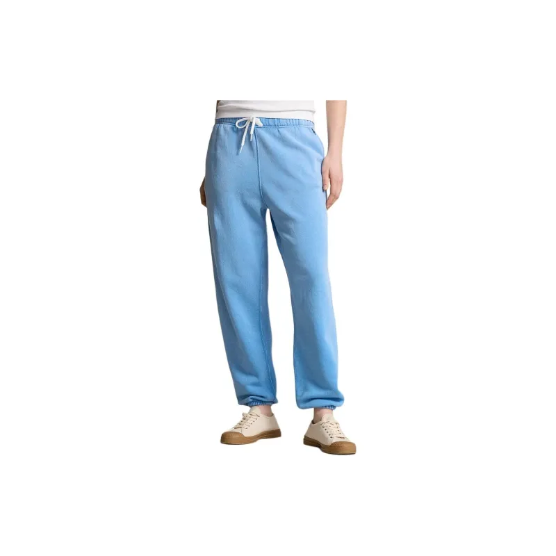 Polo Ralph Lauren SS24 Knitted Sports Pants Women's Blue-2