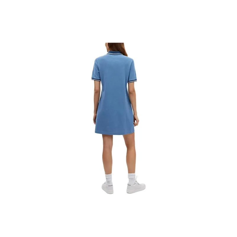 COACH SS24 Short Sleeved Dress Women's Sky Blue-2