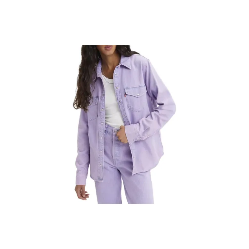 Levis Shirts Women's Purple-3