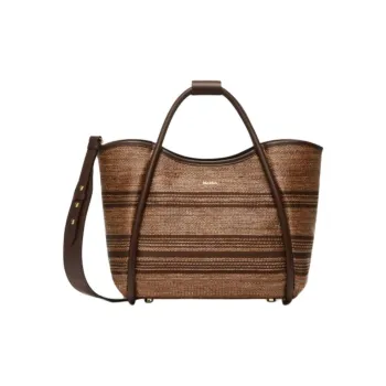 MaxMara Nylon Shoulder Bag, Crossbody Bag, Handbag Women's Tobacco Brown