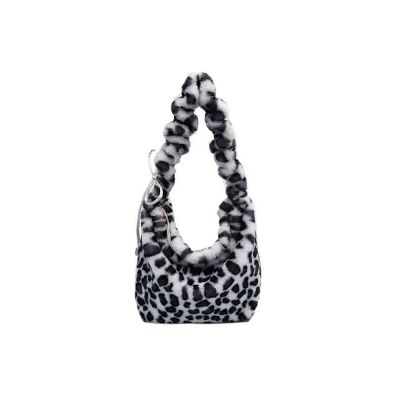 Yalu Velour Handbag, Shoulder Bag Regular Women's Multicolor-12