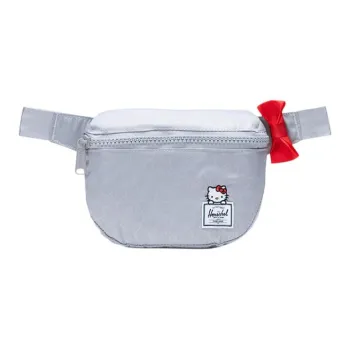 Herschel HELLO KITTY CO BRANDED Polyester Crossbody Bag With Cell Phone Pouch And Fanny Pack Regular Unisex Gray
