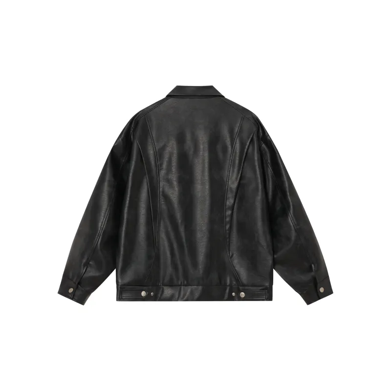 FORNINES Leather Jackets Unisex-6
