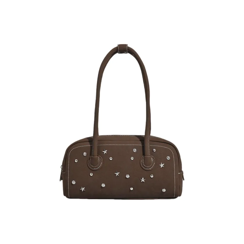 NOMK Suede Underarm Shoulder Bag Women's Multicolor-0