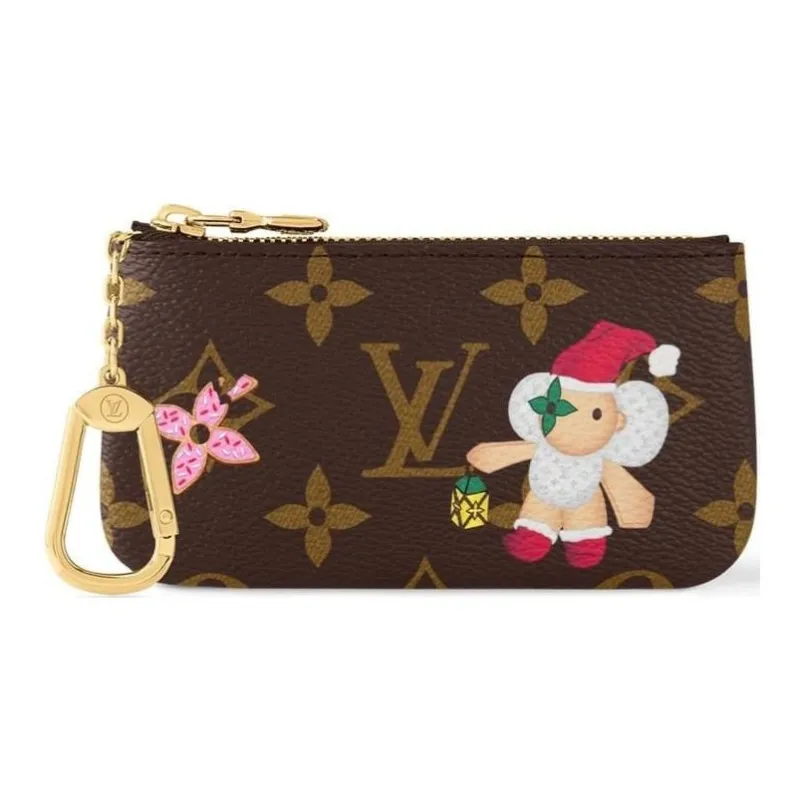 LOUIS VUITTON Mini Pochette Accessoires Monogram/Candy Red-3