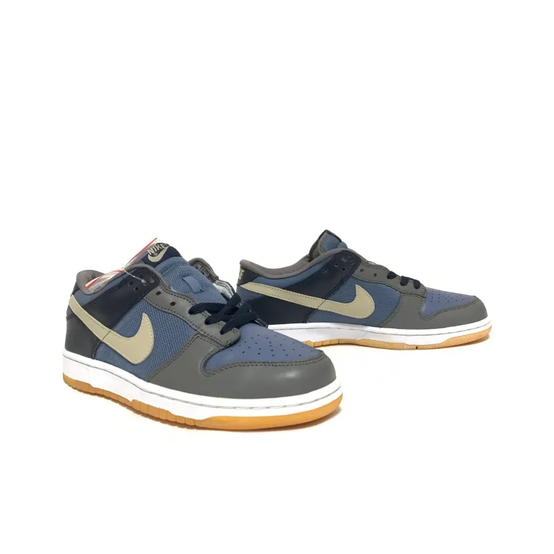 Nike Dunk Anti Slip Wear Resistant Low Top Skateboard Shoes Unisex Blue-2