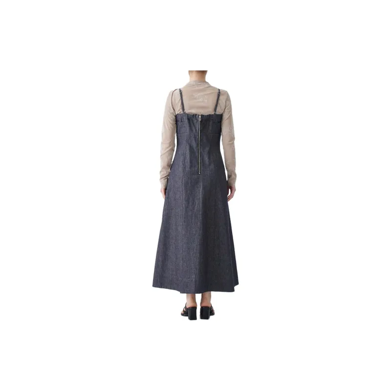 UNITED TOKYO Slip Dresses Women's Blue-5