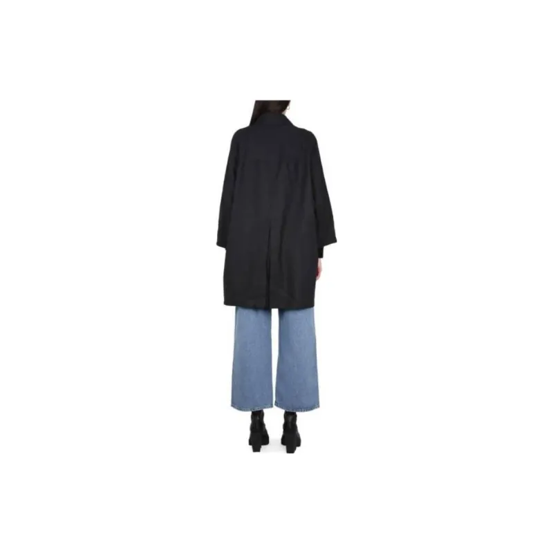FAY Double-Breasted Straight Hem Boxy Coat-2