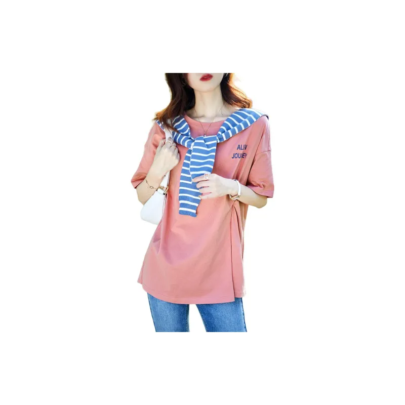 XWI T Shirts Women's Pink-1