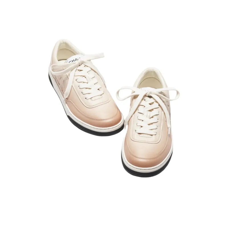 CHANEL 24K Low-Top Skateboard Shoes Women's Light Orange-1