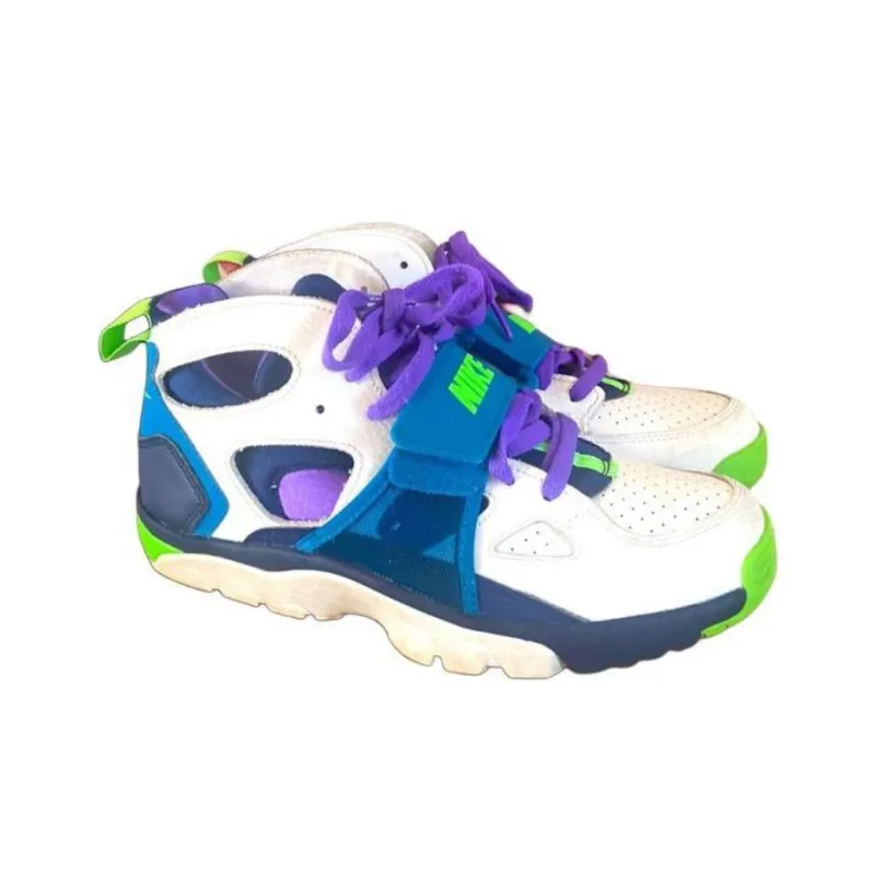Nike Air Trainer Huarache Blue Void Psychic Purple Scream Green PS-3