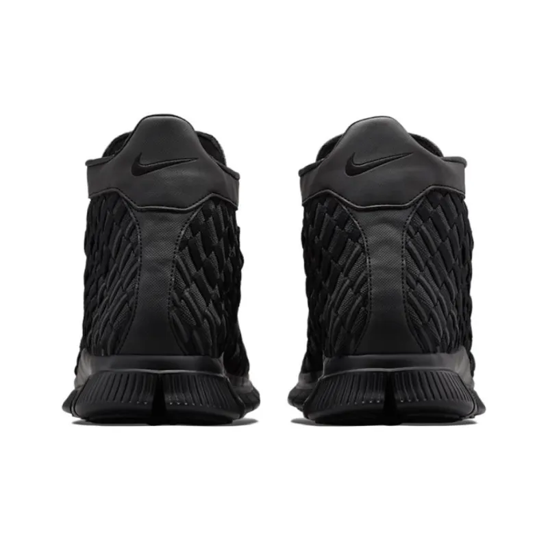 Nike Free Inneva Woven Mid Triple Black-4