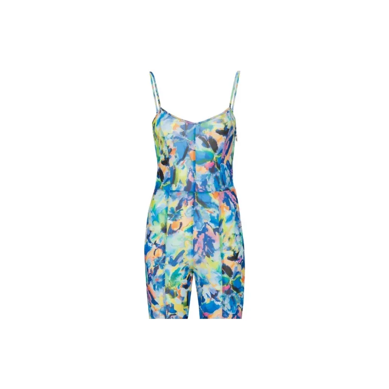 Patrizia Pepe Arty Splash print Tulle Jumpsuit-6