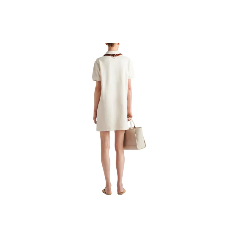 PRADA Fleece Short sleeves Mini Dress-2