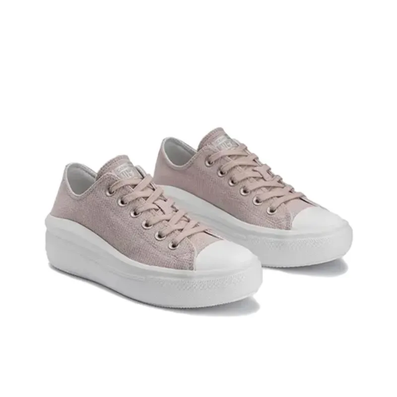 Converse Chuck Taylor All Star Wear-Resistant Slip-Resistant Low-Top Skateboard Shoes Women's Pink-2