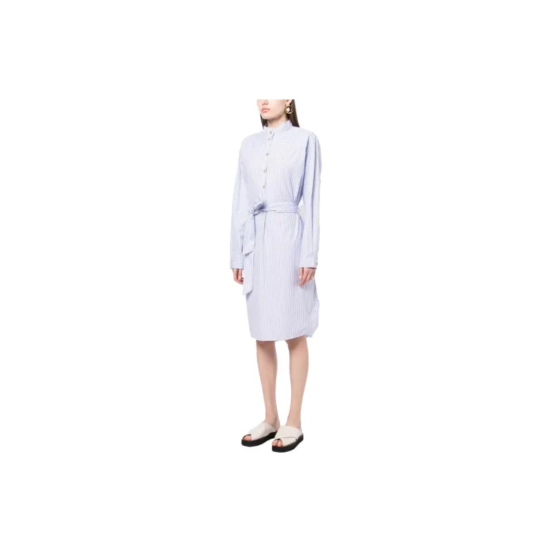 Bonpoint Stripe Shirt Midi Dress-3