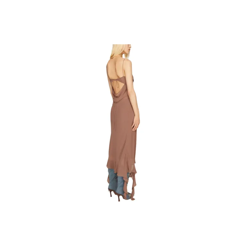 Acne Studios Ruffle detailed Midi Dress-3