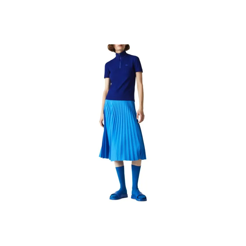 LACOSTE T-Shirts Women's Blue-2