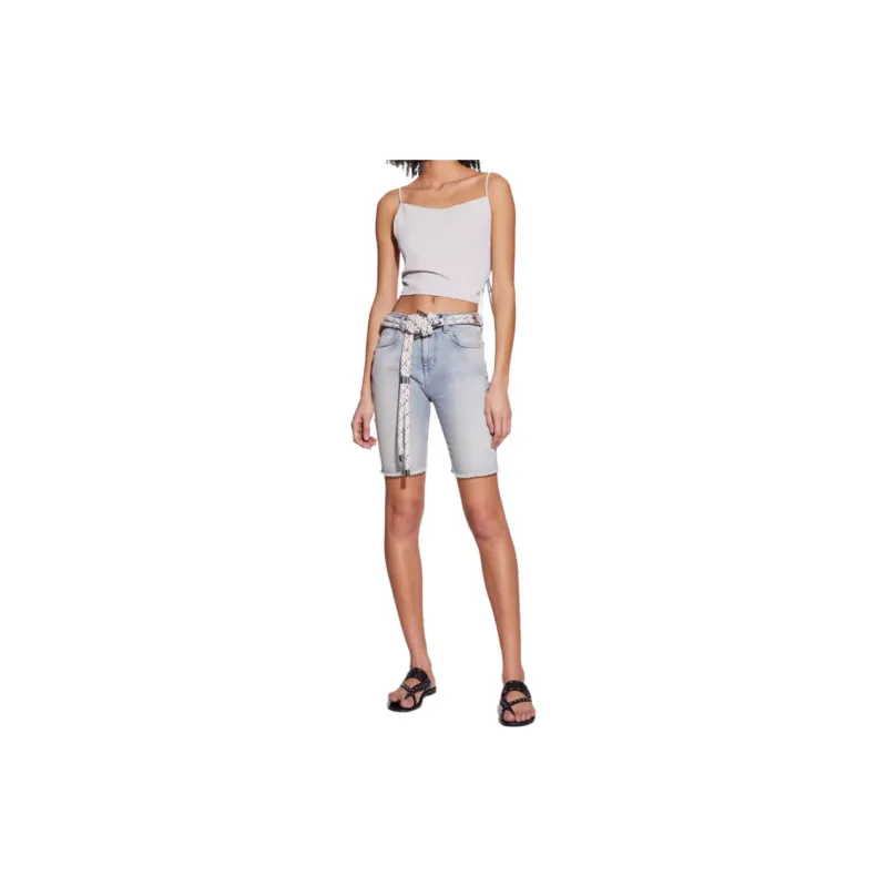 IRO NIGHT Denim Shorts Women's Blue-1