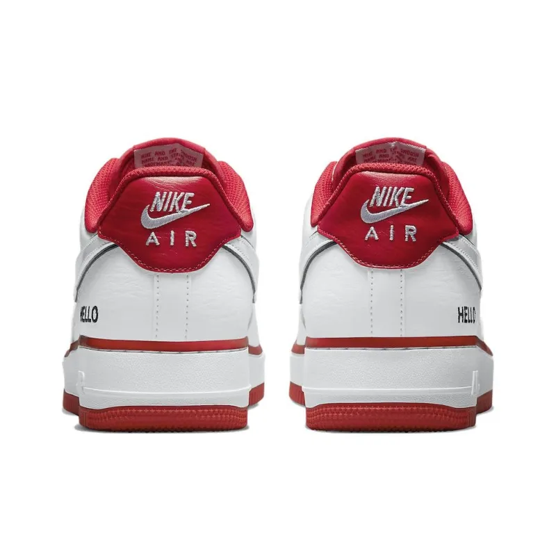 Nike Air Force 1 Low Supreme I/O '07 White Atom Red Women's-3
