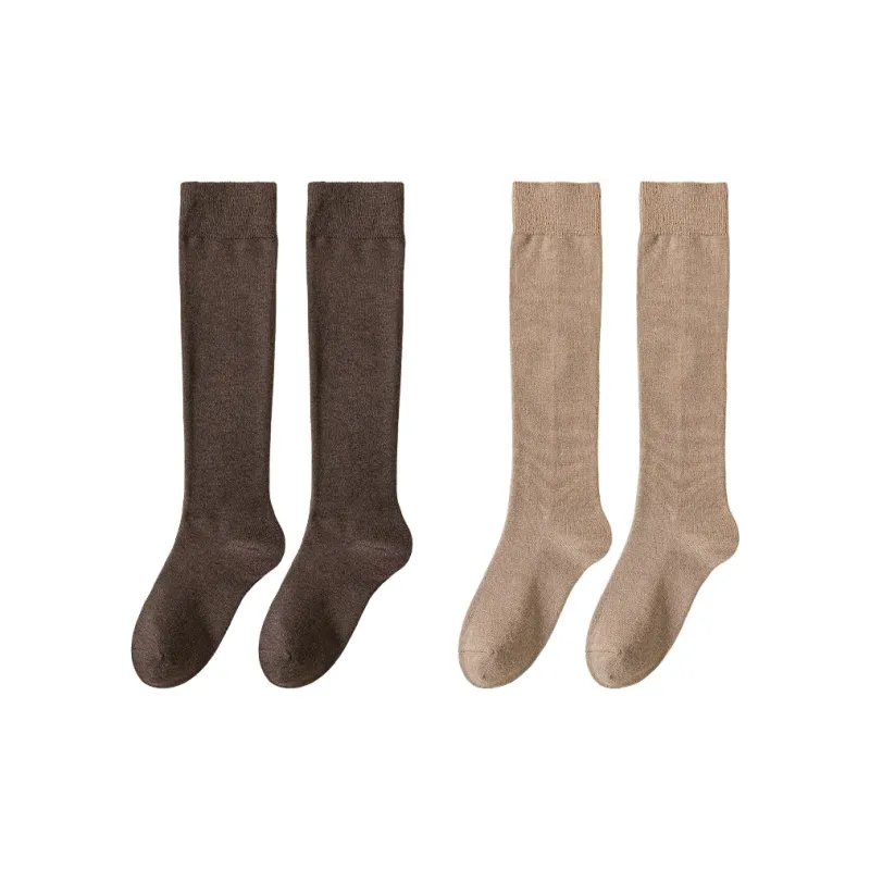 MIIOW Knee High Socks Women's Combo Set-8