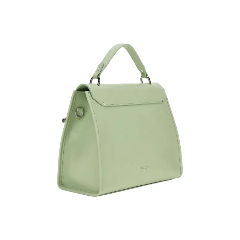 GUESS Genuine Leather Shoulder Bag Crossbody Bag Handbag Women's Light Green-1