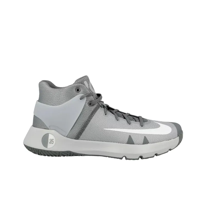 Nike KD Trey 5 IV Cushioning Anti-Slip And Wear-Resistant Mid-Top Basketball Shoes Men's Gray-1