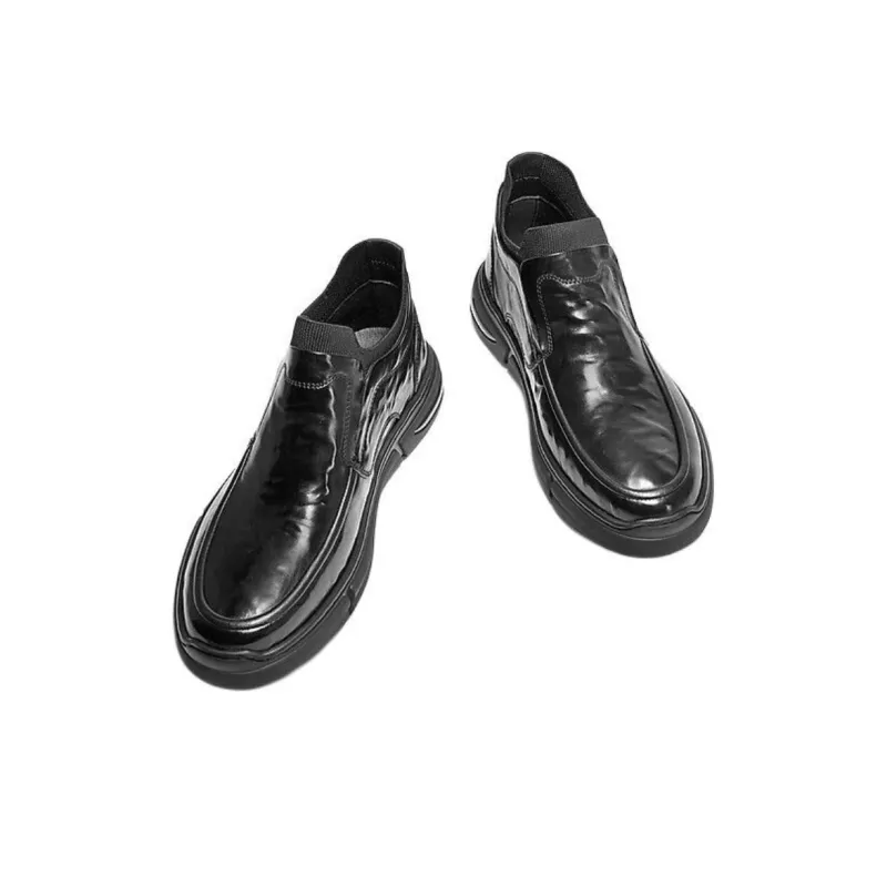 BELLE Casual Shoes Men's Black Unlined Innerwear-4