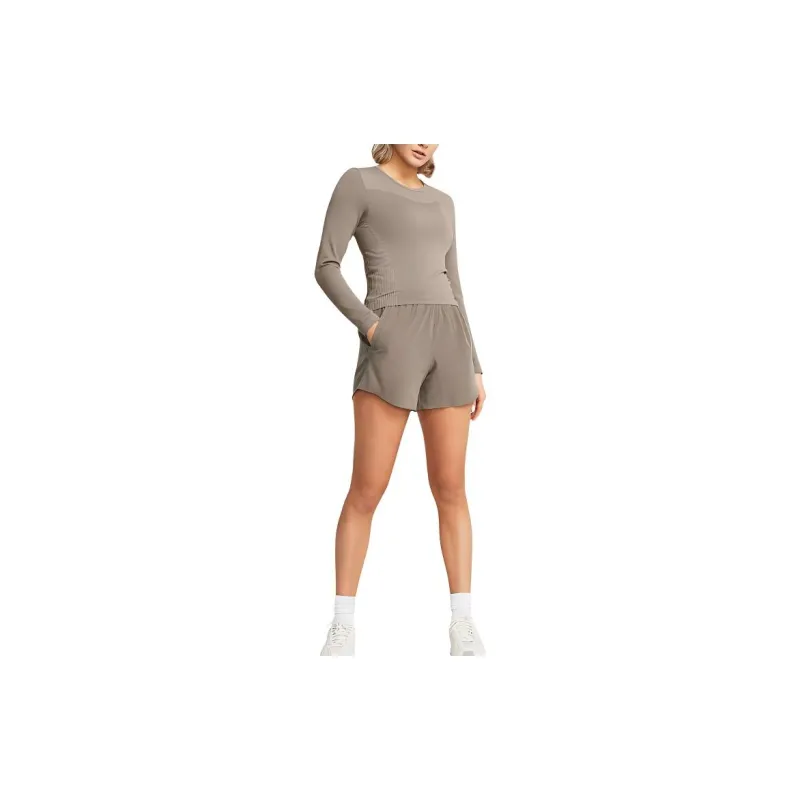 Under Armour UA Vanish Casual Shorts Women's Taupe-4