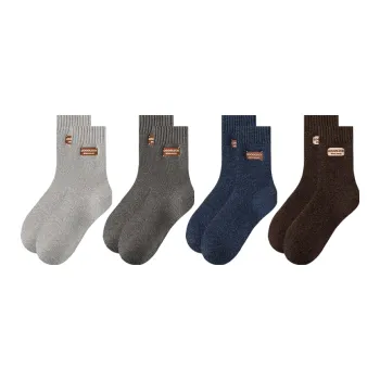 MADALLO Men Mid Calf Socks