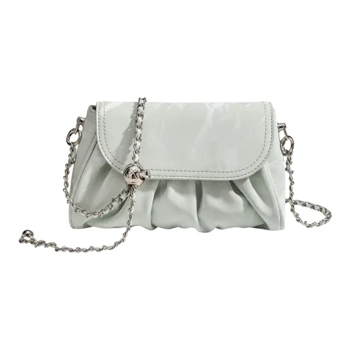 NOMK PU Shoulder Bag Women's Green/Pink/White