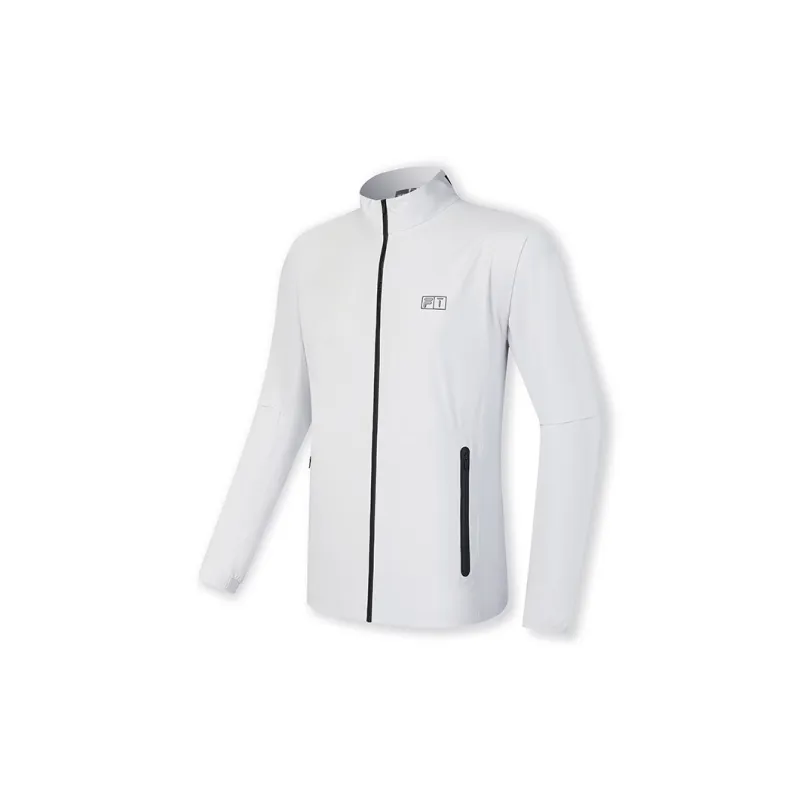 FILA Jacket Men's Semi-Transparent Curtain Gray-1