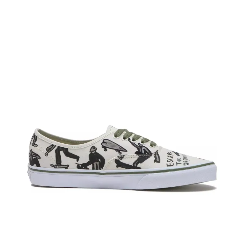 Vans X Bolin Authentic 'Marshmallow Olive Green'-1