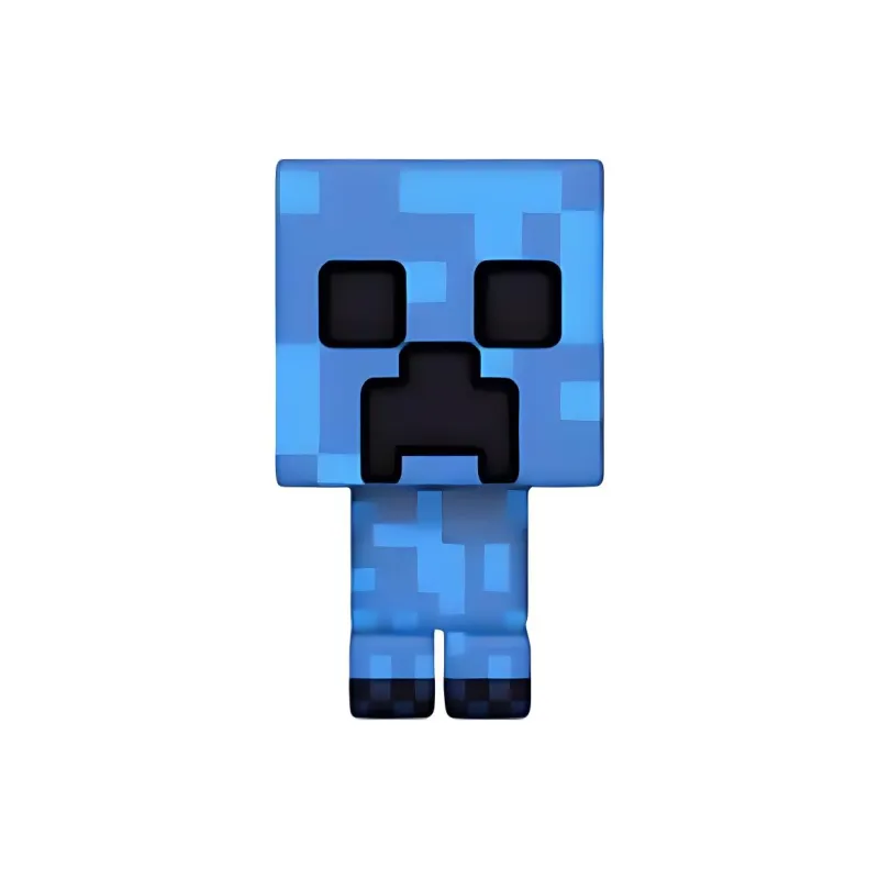 Funko POP! Collection GAMES Minecraft Creeper Blue Edition Chibi Figures-2