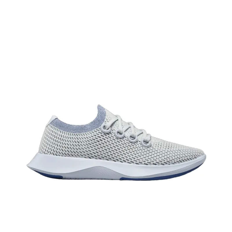 Allbirds Tree Dasher Cushioning Breathable Low-Top Sports Casual Shoes Men's Sea God Blue-1
