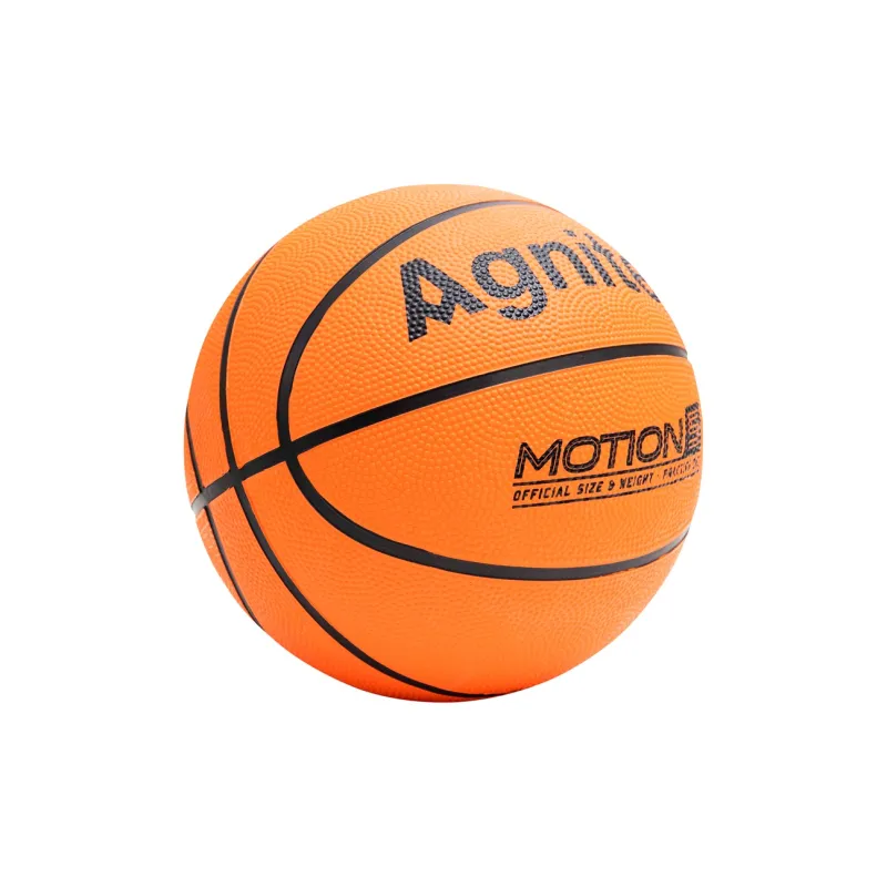 Deli x ANGENAITE Rubber Basketball Brown Orange Size 5 Training Kids'-2