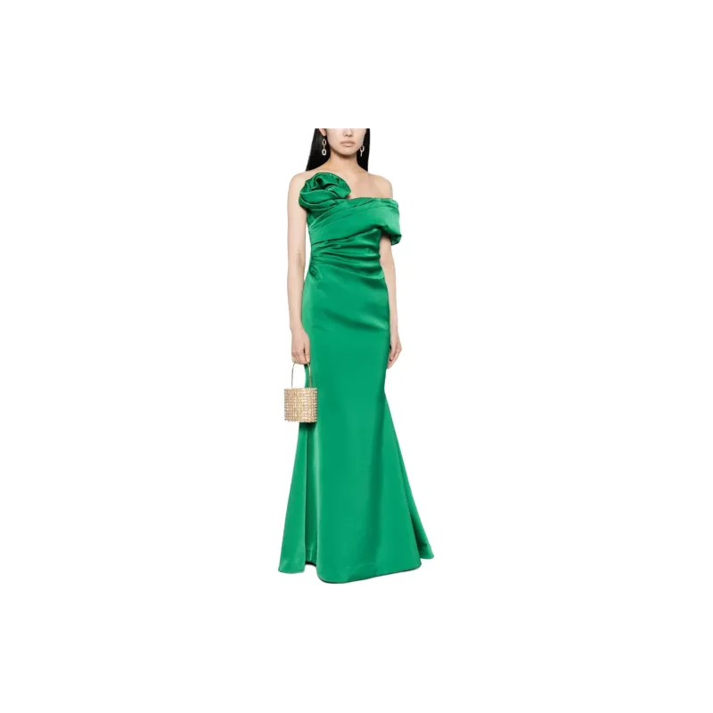 RACHEL GILBERT Edan Asymmetric Mermaid Maxi Dress-1