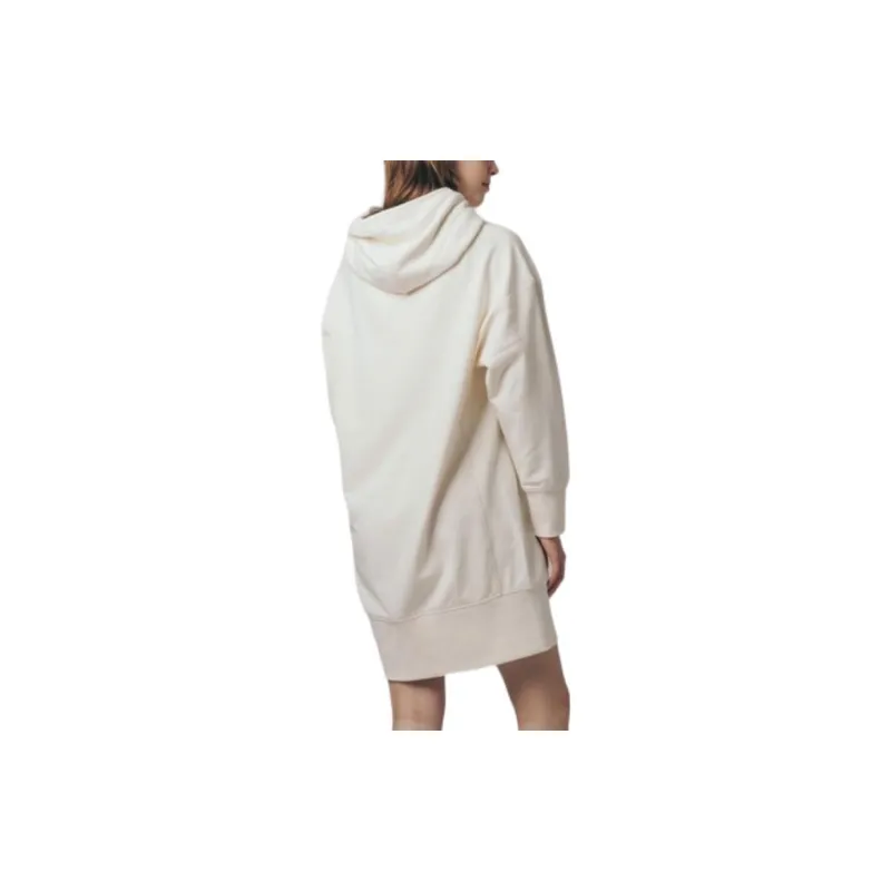 LACOSTE Long-Sleeved Dresses Women's Beige-4