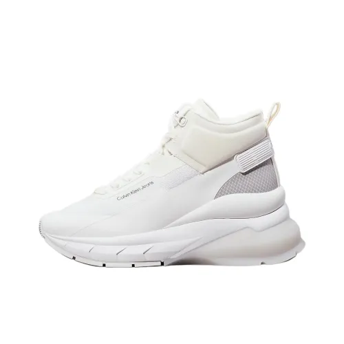 CKJ calvin grande KLEIN JEANS High-Top Casual Shoes Women's White