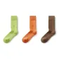 [Medium Warm Style]Fiery Orange+Avocado Green+Ebony Brown