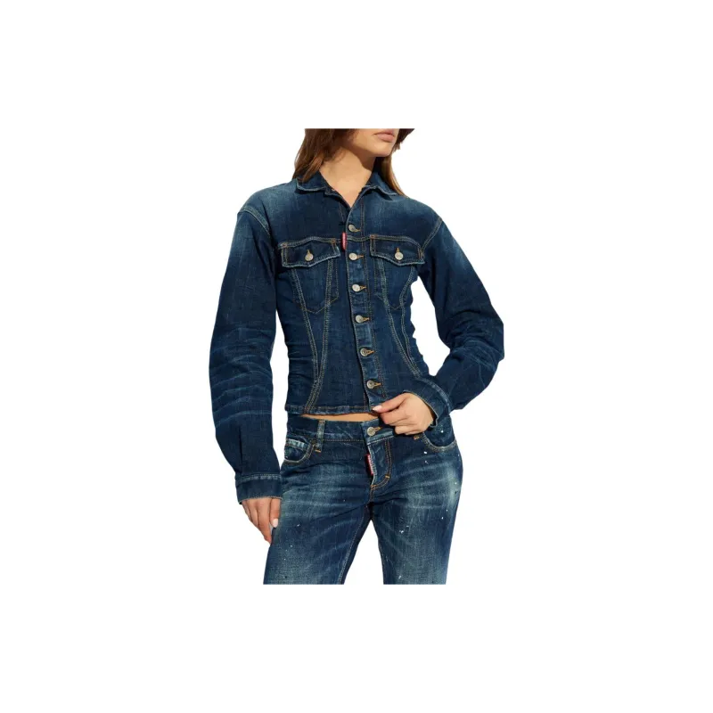 DSQUARED 2 Buttoned Denim Jacket-2