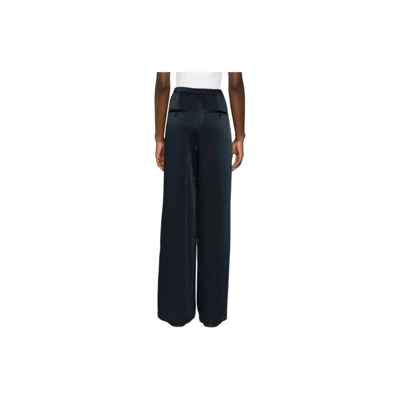 VINCE Straight leg Satin Trousers-2