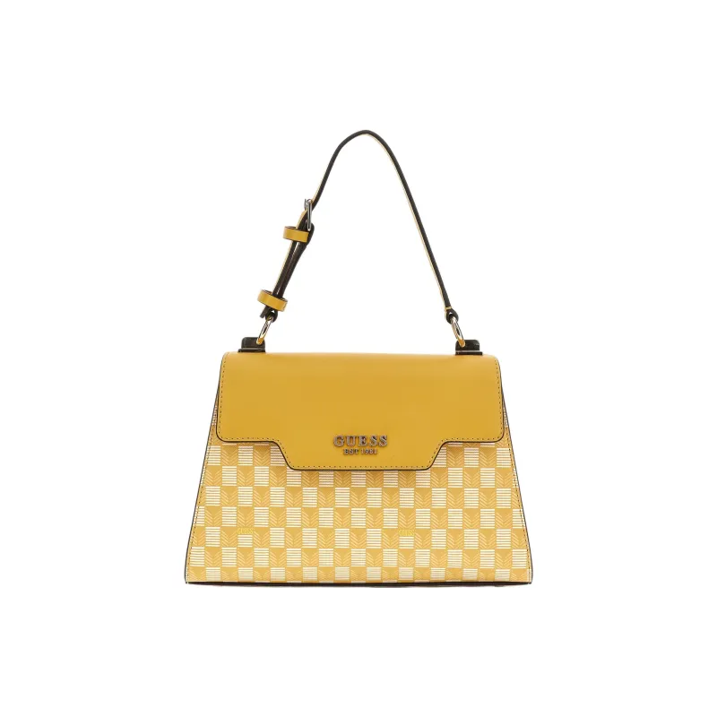 GUESS Polyurethane Shoulder Bag Crossbody Bag Handbag Women's Yellow-0