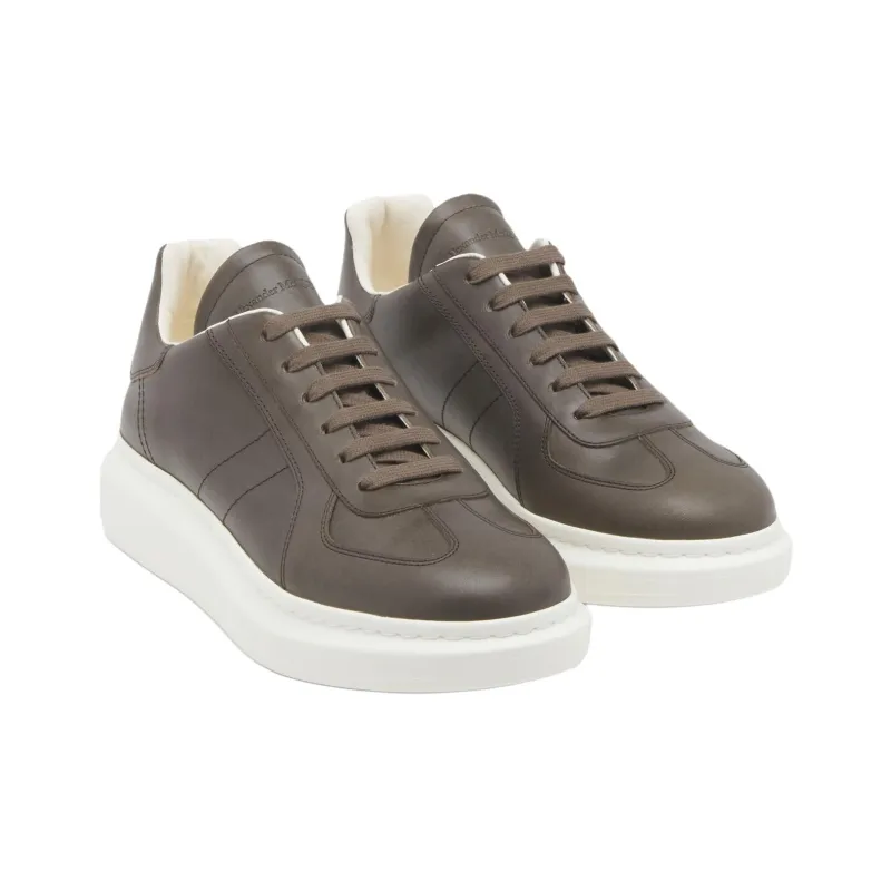 Alexander McQueen Low Top Casual Shoes Men's Dark Brown-3